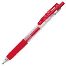 

GRAMEDIA MANYAR - BALLPOINT ZEBRA SARASA CLIP 1.0 RED