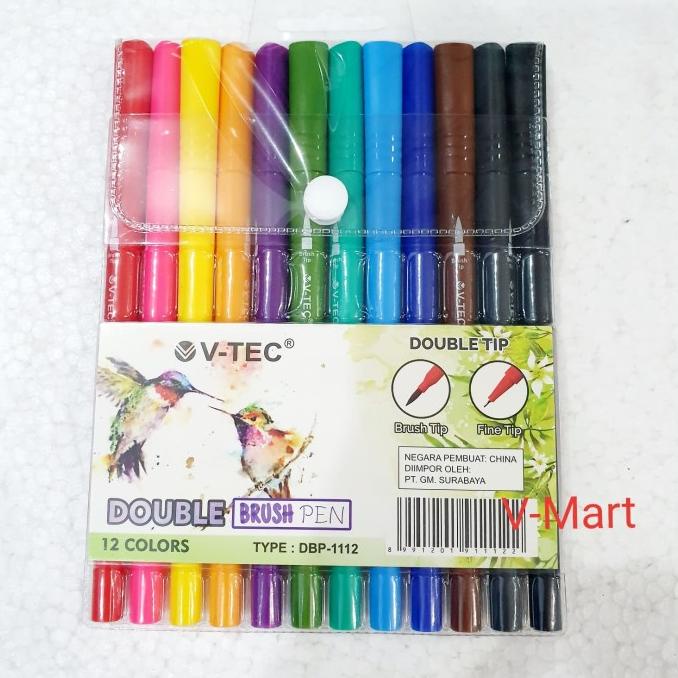 

[[COD]] Double Brush Pen 12 warna GRATIS ONGKIR Kode 722