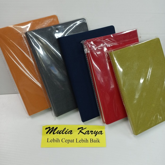 

[RESTOCK] Buku Agenda A5 Impor Hard Cover Kain tekstur Halus SPC100