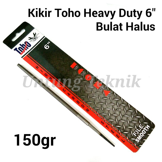 TOHO 6 inch Round Smooth File - Kikir bulat halus