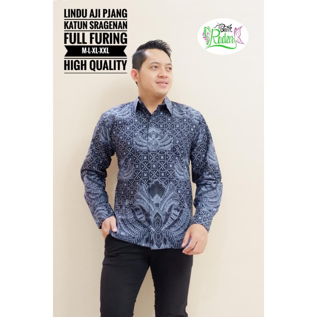 Batik Solo KEMEJA BATIK PRIA SOLO LENGAN PANJANG LAPIS FURING ATASAN BATIK PREMIUM MODERN Lindu Aji Raden SAPTHA KAWUNG ROGO ASTAGUNA PUSPO GAGAH SEJAGAD SETYO PRABU AJIBHANU NAGA SOGAN MERAK DONGKER WAHYU TUMURUN PARANG BATIK SOLO AMANAH BATIKSOLOAMANAH