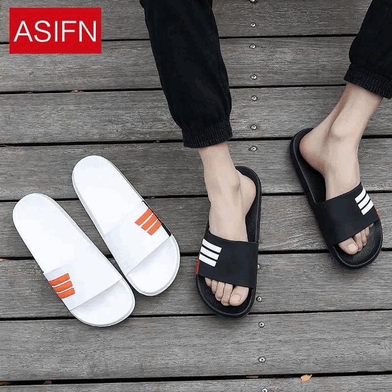 Sandal Slide Pria Asfn Sandal Karet