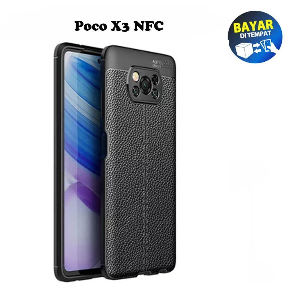 Case Auto Focus Xiaomi Pocophone Poco X3 NFC Leather Experience SoftCase Slim Ultimate / Casing Kuli