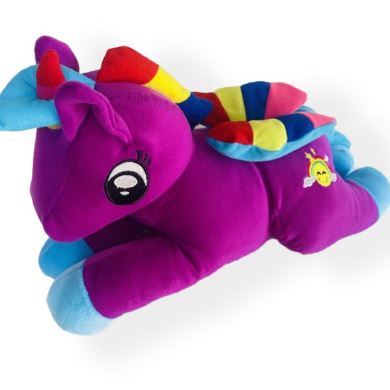 boneka  unicorn kuda pony duduk size L