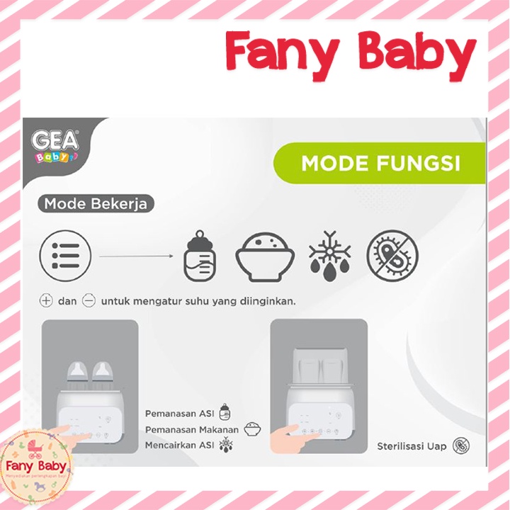 GEA BABY BOTTLE WARMER &amp; STERILIZER