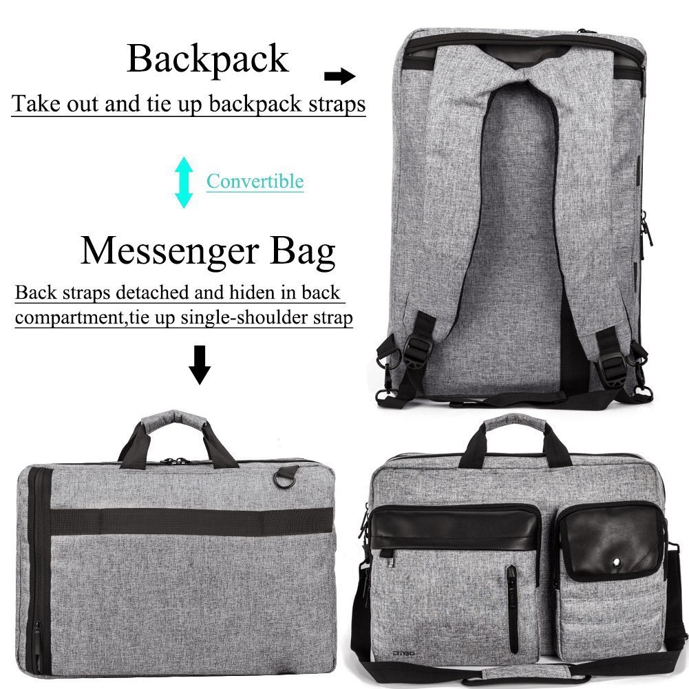 Original Digital Bodyguard DTBG Business Travel Backpack Bag D9016W 17.3 Inch Grey