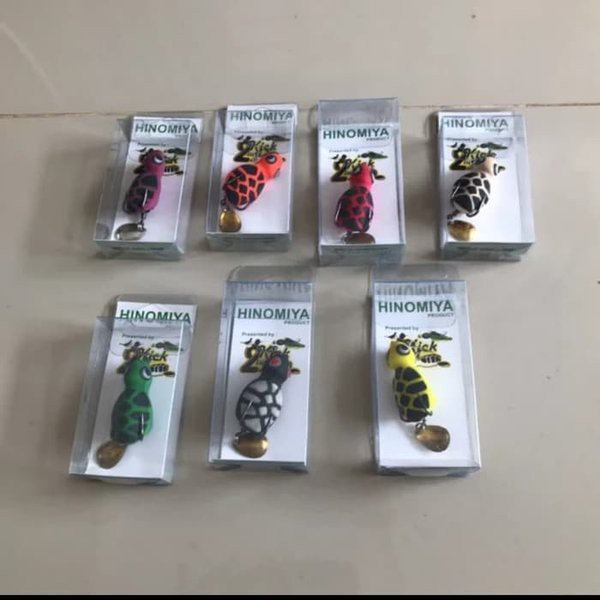 Umpan Hinomiya Soft Frog Lure 2 Kick - 4 cm Pancingan Lengkap