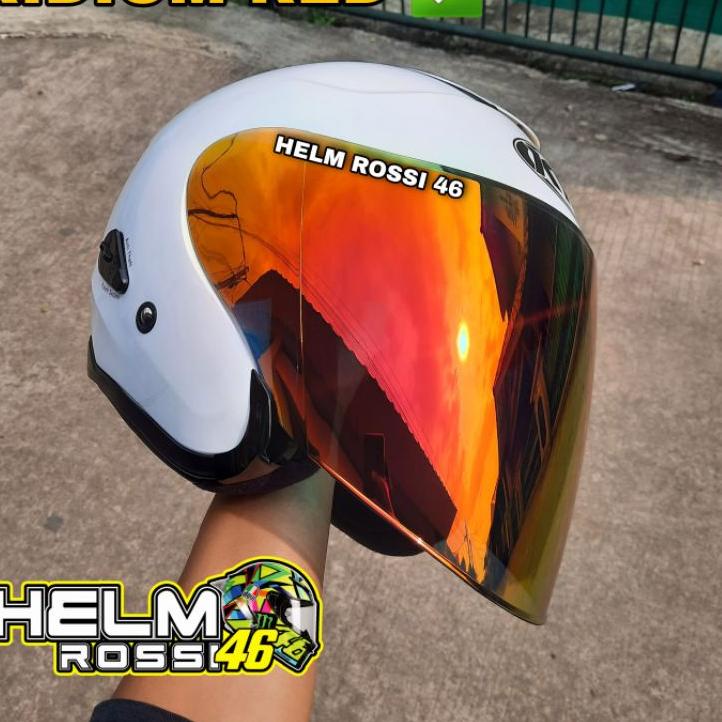 ☚ Visor KYT Kyoto INK Dynamic Venom PNP TANPA GANTI RACHET Iridium Blue Biru Red Gold Merah Gold Sil