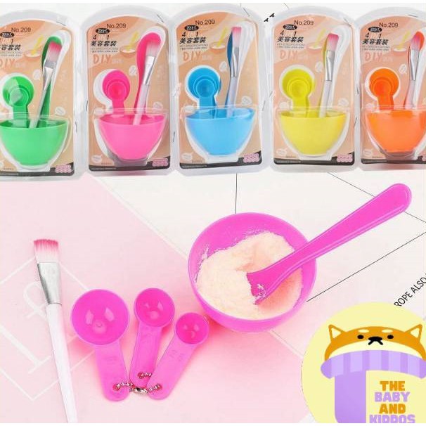 Mangkok Masker Set 4in1 - Mask Bowl Cosmetic