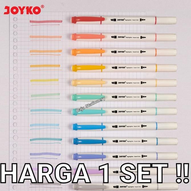 

BISA COD Joyko PASTEL Highlighter Set / Spidol Penanda Berwarna PASTEL Joyko/PULPEN GEL/PULPEN LUCU/PULPEN 1 PACK/PENSIL WARNA/PENSIL 2B/PENGHAPUS JOYKO/PENGHAPUS LUCU/RAUTAN PENSIL PUTAR/RAUTAN ELEKTRIK/SPIDOL WARNA/SPIDOL PERMANEN/SPIDOL