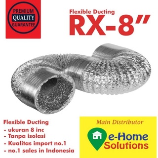 Flexible ducting 8 inchi / pipa cerobong AC, Cooker hood, exhaust 8 inchi