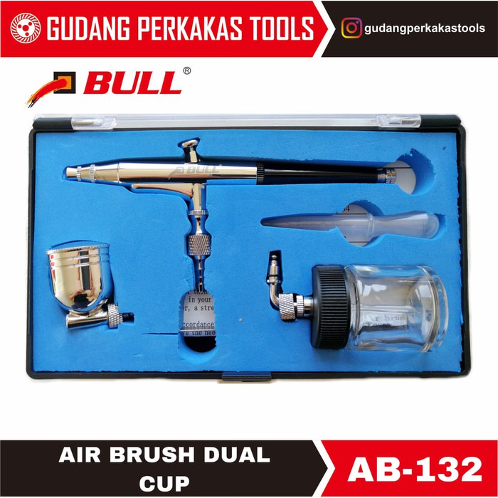 

SBO Spet lukis/ Air brush dual cup AB-132 BULL TUNGGU APALAGI