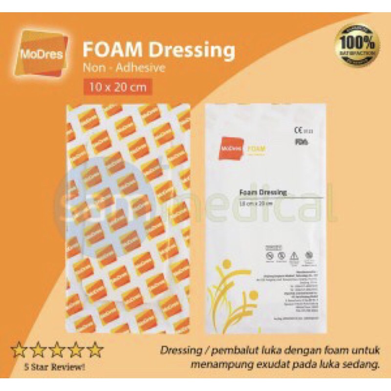 Modres Foam Non Adhesive 10cm X 20cm 10x20