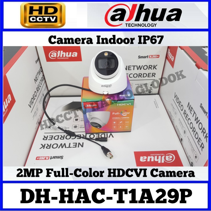 DAHUA FULL COLOR 2MP T1A29P CAMERA CCTV 2MP FULL COLOR