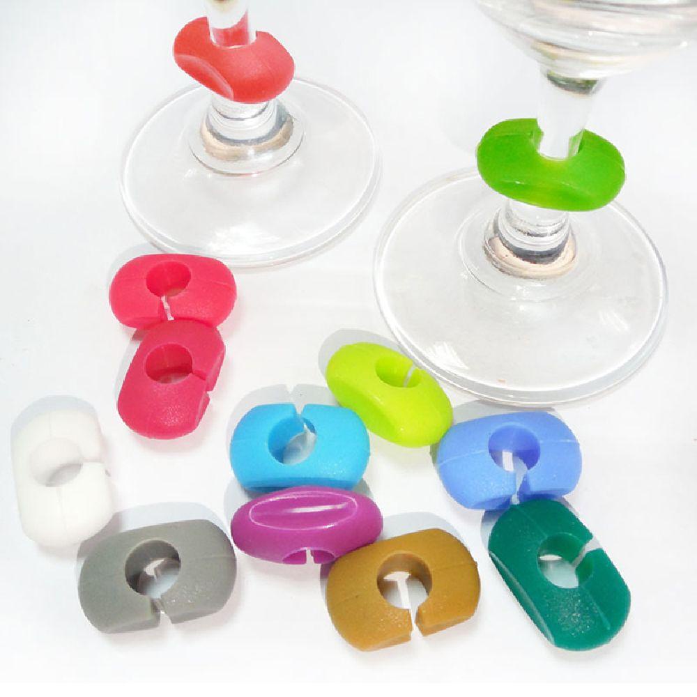 Solighter Red Wine Glass Marker Bar Gelas Minum Identifikasi Tag Label Cangkir Kreatif