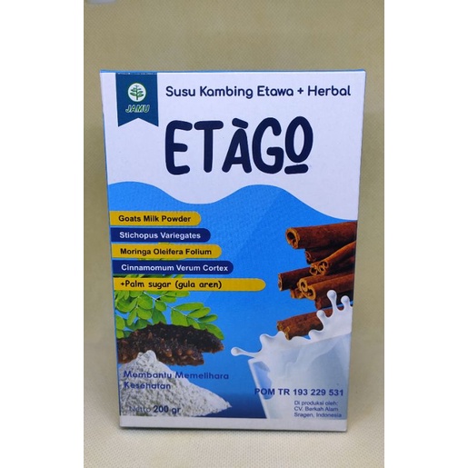 

Susu Kambing Etawa ETAGO Plus herbal 200gr