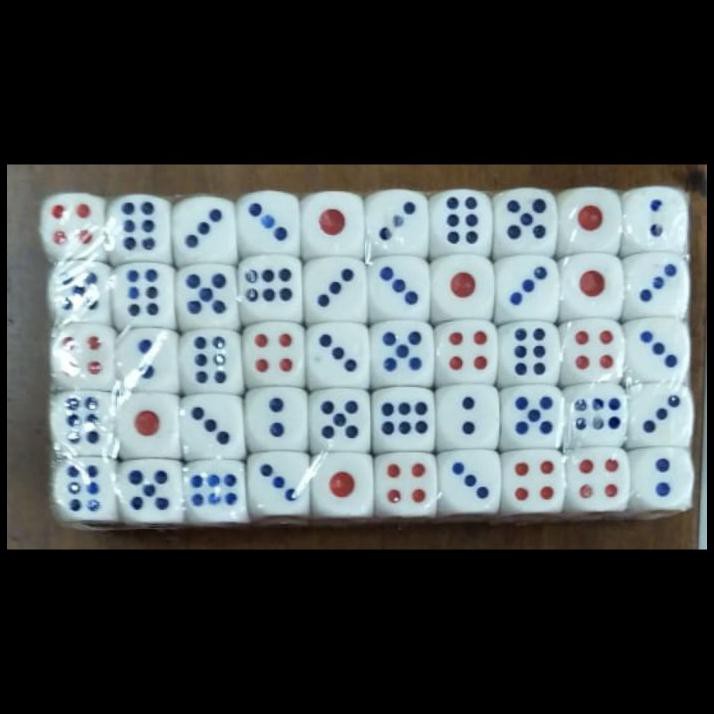 

Dadu 1 Pak Isi 100 Pcs