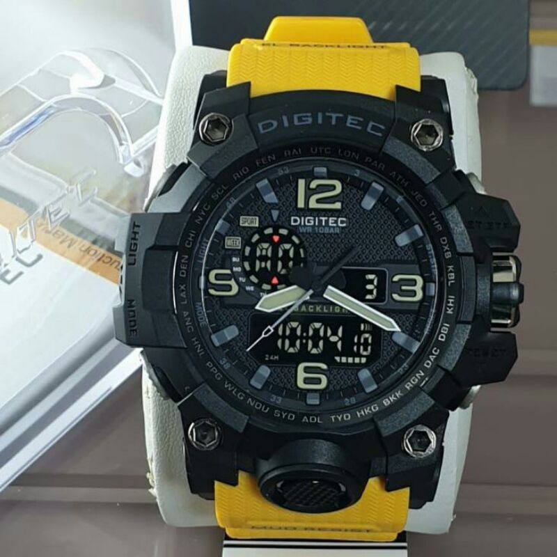 Jam tangan pria Digitec DG 2093 sport original tahan air