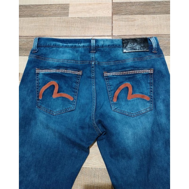 evisu jeans, celana evisu, celana pria/wanita, celana jeans, celana panjang, evisu second, celana se