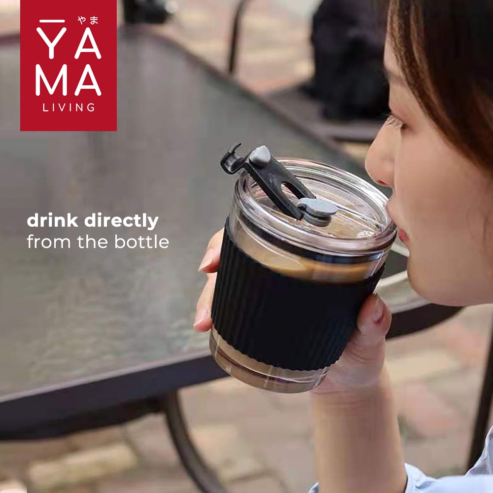 YAMA ASUKA Bottle Cup Botol Minum Gelas Kopi Teh Coffee Aesthetic Estetik Tumblr Bottle Not Starbucks Cup Take Away