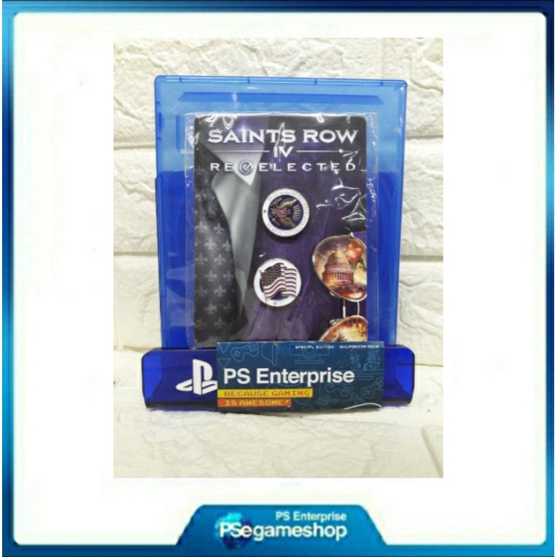 SAINTS ROW 4 IV - Pre Pin Badge Set ( Original )