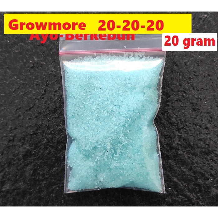 Repacking Pupuk Growmore 20-20-20 20 gram / Pupuk NPK Growmore 20 20 20/ Grow More 20-20-20 / pupuk 