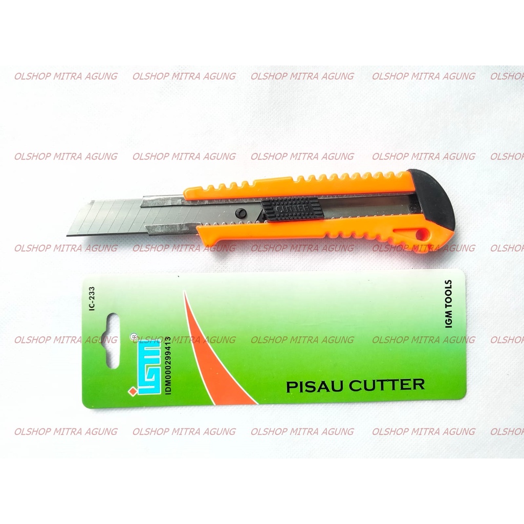 OLS Pisau Cutter Besar Dorong IGM Pisau Cutter IGM Pisau Cutter Besar MA