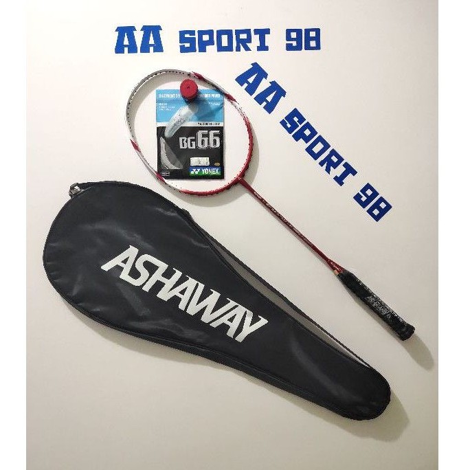 RAKET BADMINTON ORIGINAL ASHAWAY TI 130 TITANIUM MESH MADE IN USA