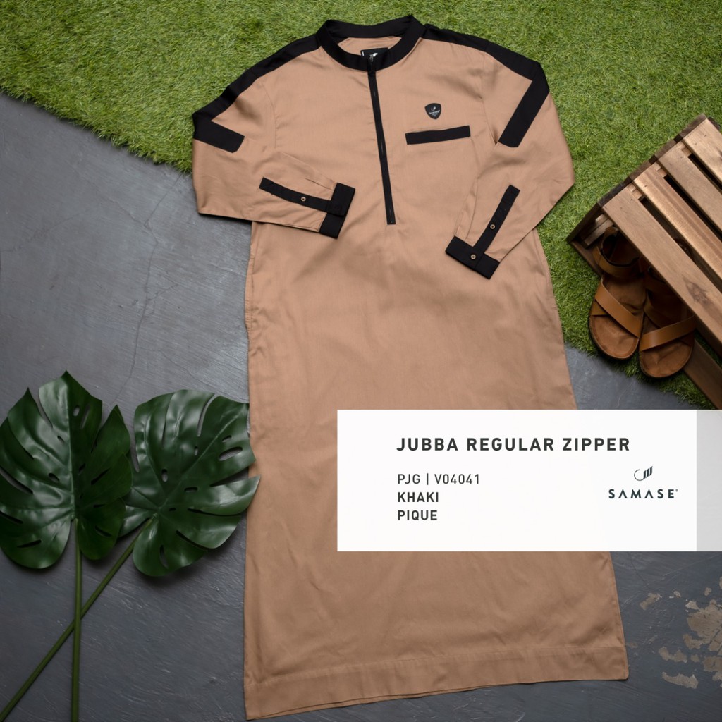 SAMASE JUBBA REGULAR ZIPPER V040 KHAKI