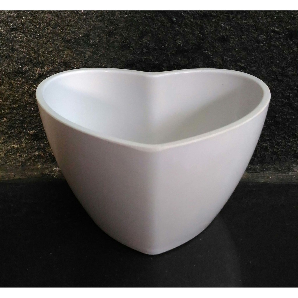 Terlaris Pot Tanaman Succulent Heart Putih Grosir