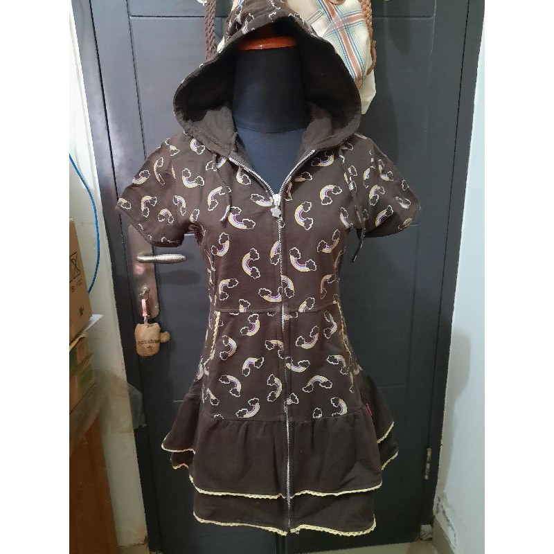 Jaket Hoodie Coklat ChicGirl