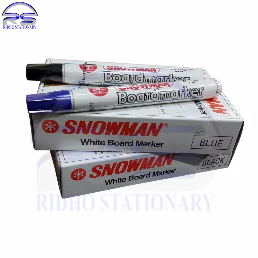 

Spidol White Board SNOWMAN BG-12 (ECERAN) / Bisa dihapus