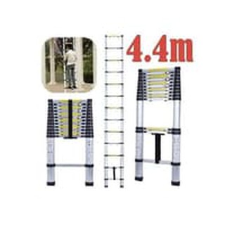 Tangga Lipat Teleskopik Telescopic 4.4m 4,4 meter m Single Aluminium