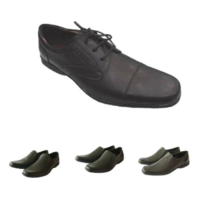 Sepatu Pria Sepatu Formal Sepatu Kerja Hitam Watchout