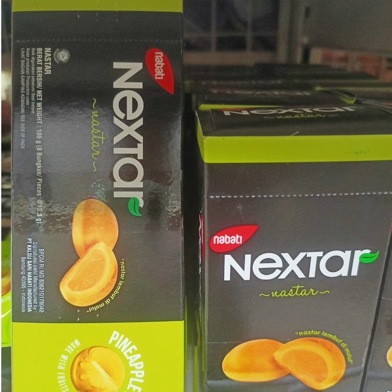 

Nabati Nextar Nastar Pineapple Jam 13 Gram 8 Pcs