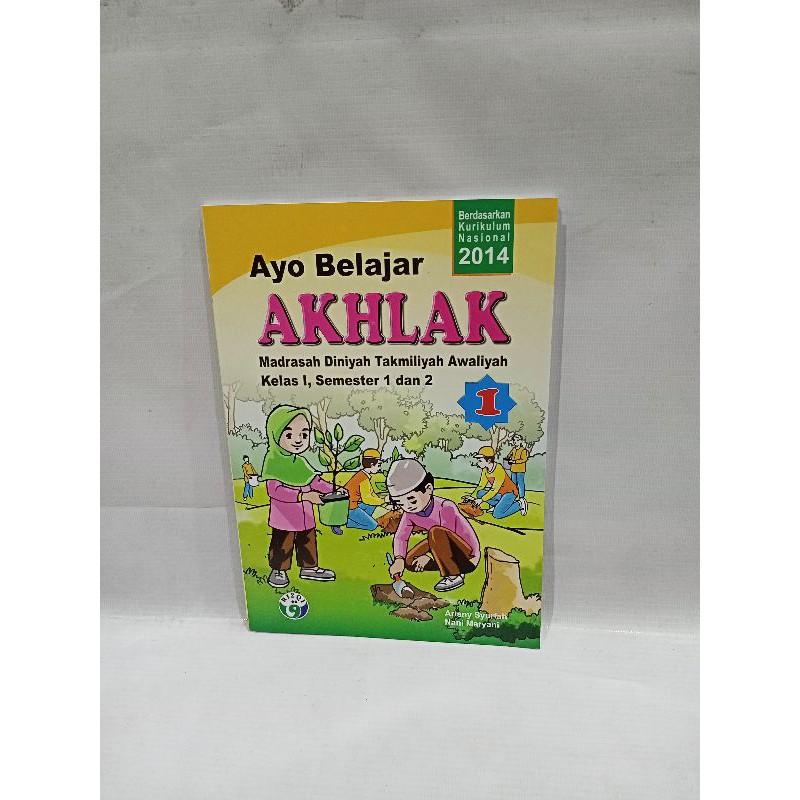 buku ayo belajar akhlak kelas 1 MDTA