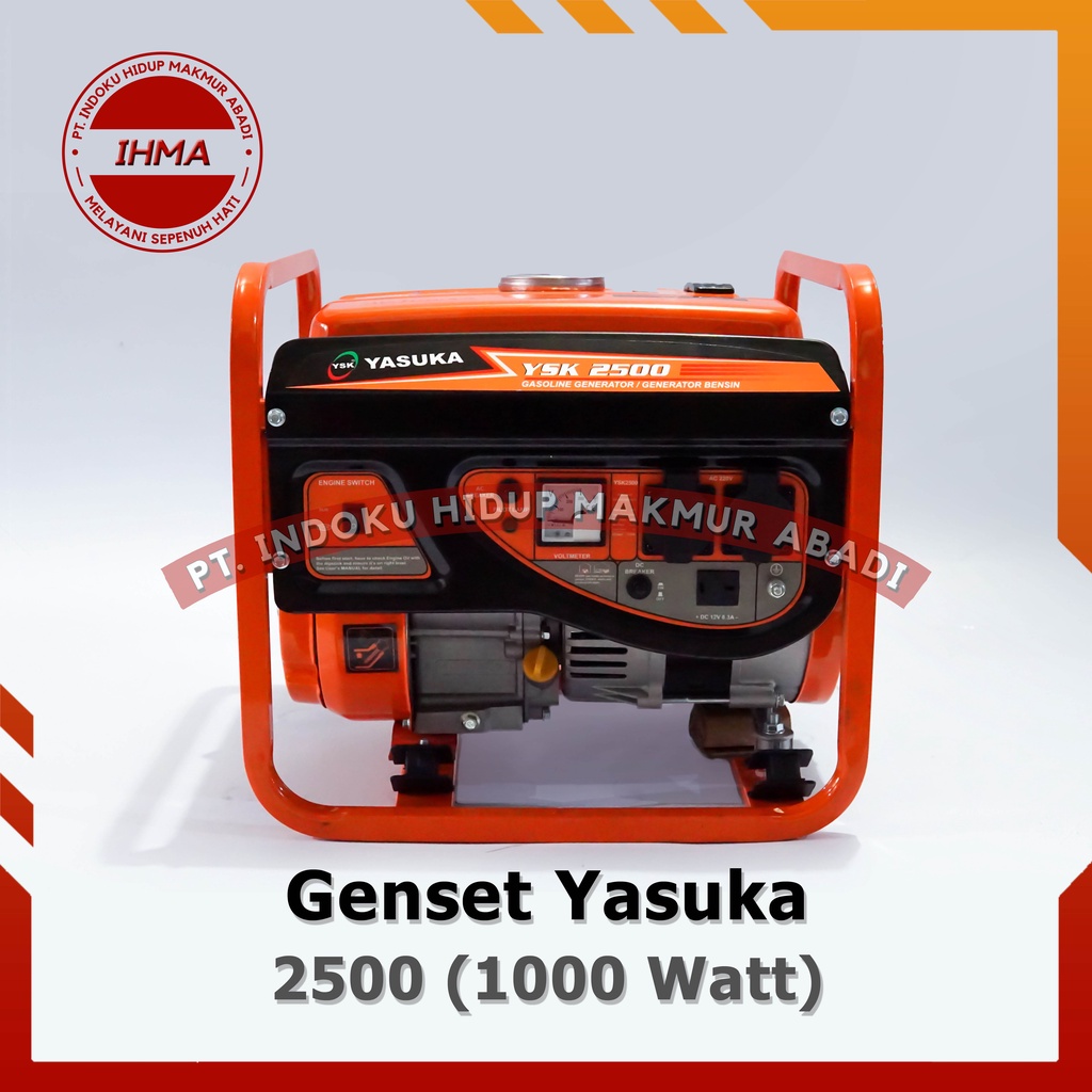Genset Listrik Bensin Yasuka 2500 – Gasoline Generator