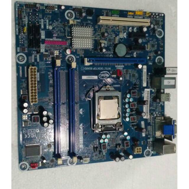 Paket mainboard H55 plus i7-860