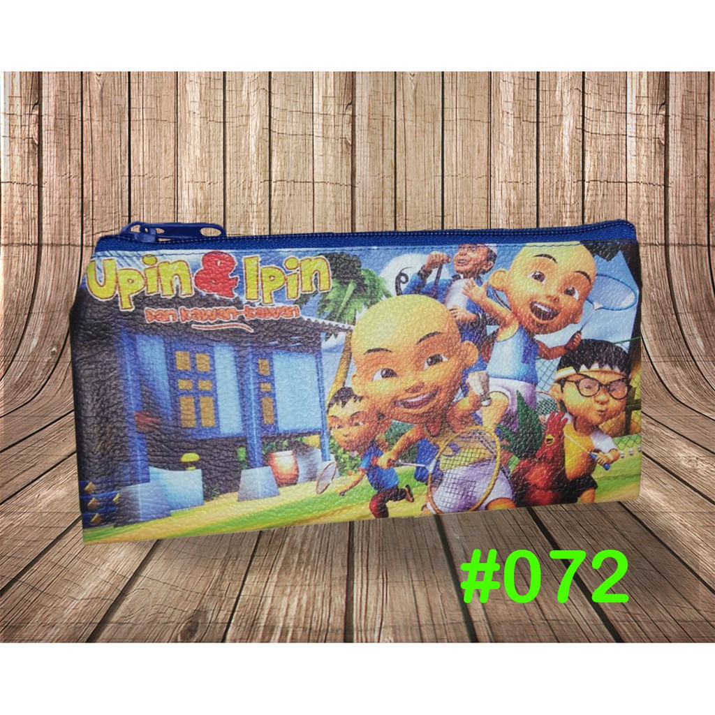 Tempat Pensil Upin Ipin Pencil Case Dompet Kostak Wadah Alat Tulis #072
