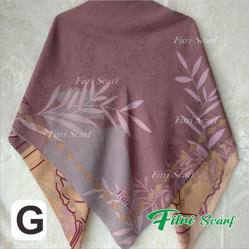 jilbab segi empat motif hijab segi empat motif kerudung segi empat motif azara oscara M 100-G