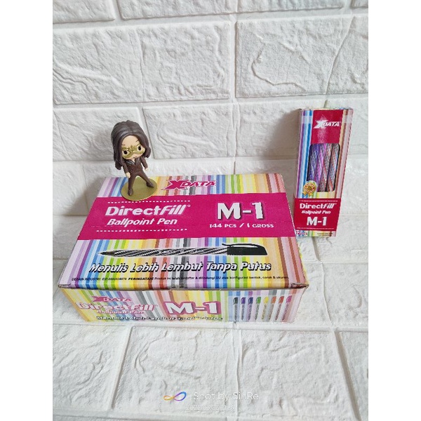 

12 buah!! Pena XData M-1/pulpen X-Data M-1 ballpoint xdata/pena directfill/pena direct fill