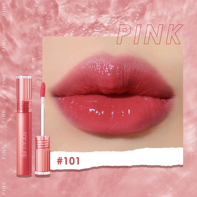 [BPOM]FOCALLURE Jelly-Clear Dewy Lip Tint--Tahan lama Lipstick-#101