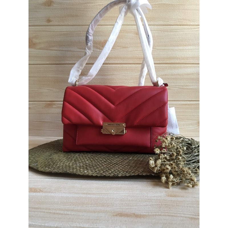 Tas Michael Kors Medium Cece Red