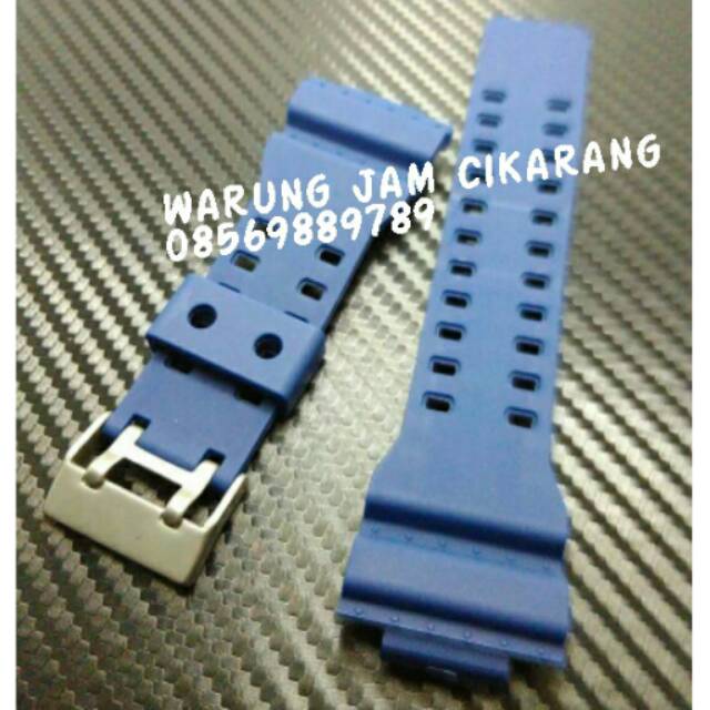 STRAP CASIO / TALI CASIO G-SHOCK GSHOCK GA GAC GD GDF 100 120 110 300 G GR GW 8900 PREMIUM BIRU DOOP