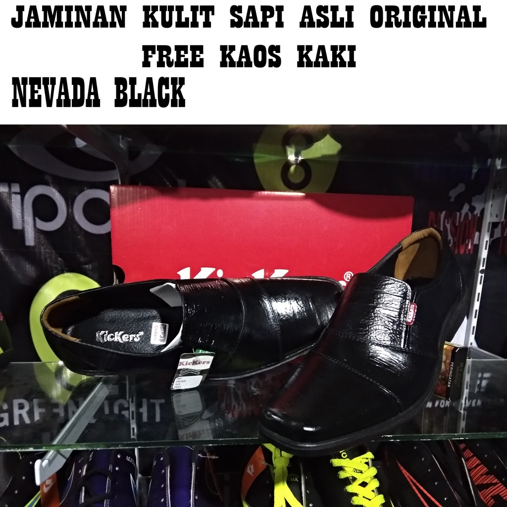 Sepatu Kulit Mocasin Casual Pria Crocodile Kerja Kuliah Santai