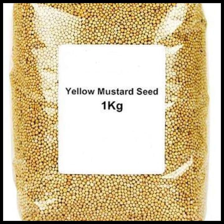 

Yellow Mustard Seed 1Kg / Biji Sawi (Mustard) Kuning 1Kg