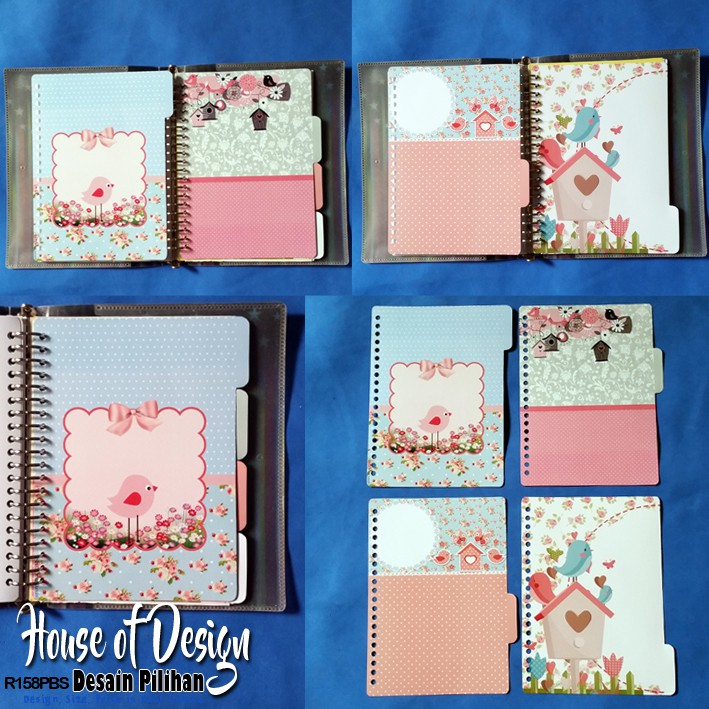 

Pembatas Floral Pattern Binder 2 Ring, 6 Ring, 20 Ring, 26 Ring 1 Set 4 Lembar Murah