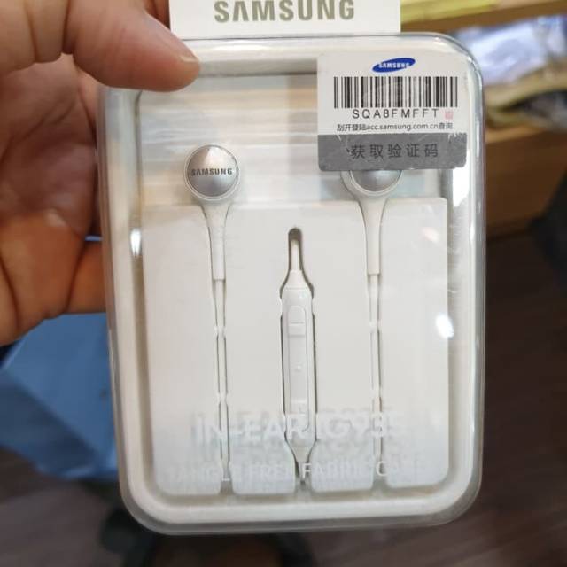 HANFREE SAMSUNG S7 EDGE ORIGINAL SEIN SAMSUNG EARPHONE HEADSET HANDPHONE