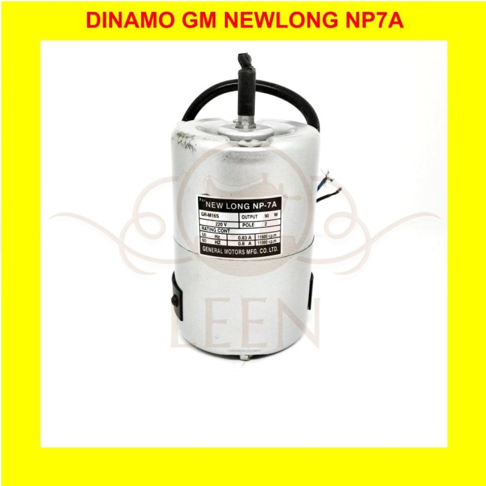 Dinamo GM Newlong NP7A (GENERAL MOTOR) GRADE A Mesin Jahit Karung LEEN