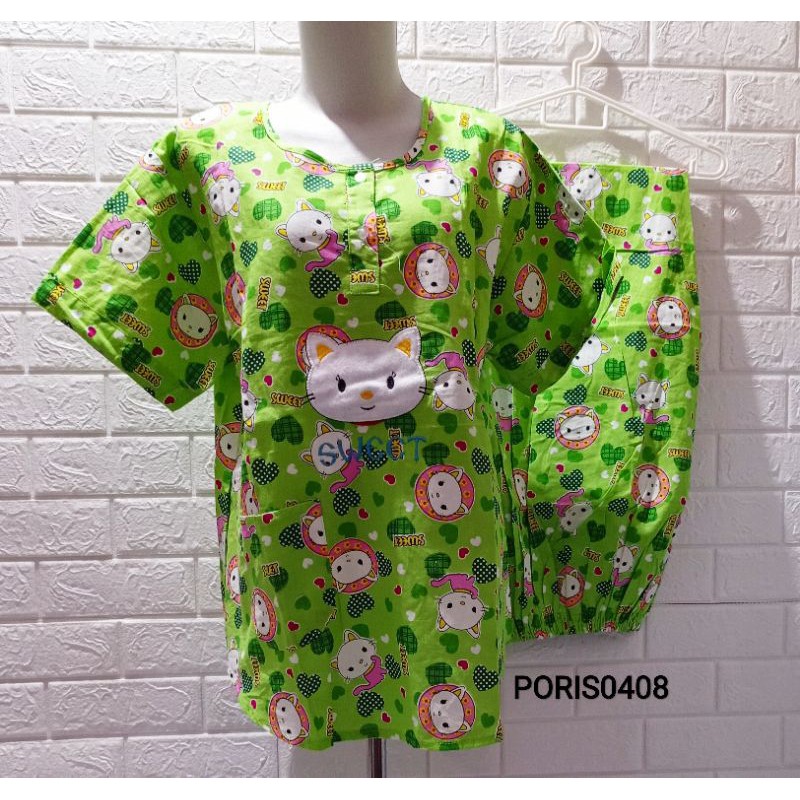 Baju Tidur Piyama HOKI CP Katun (sweet cat 1)